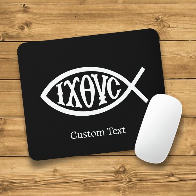Ichthys Christian Symbol Mouse Pad (Creator Uploaded)
