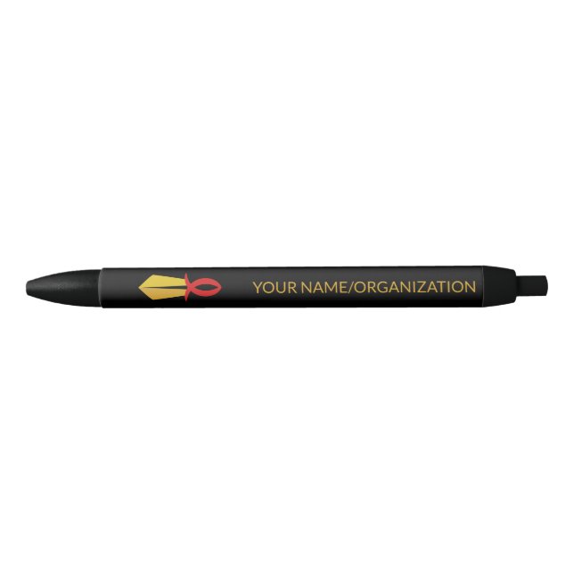 Ichthys Sword Black Ink Pen (Front)