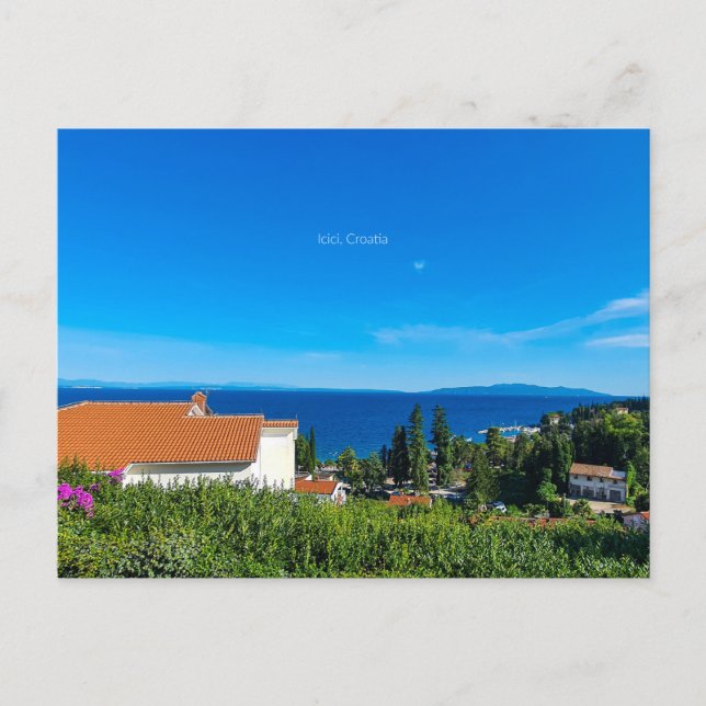 Icici, Croatia landscape photograph Postcard (Front)