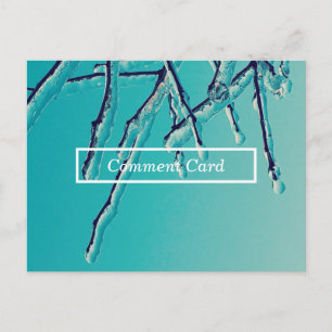 icicle branches comment card