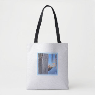 Icicles at Sunrise Shoulder Tote Bag