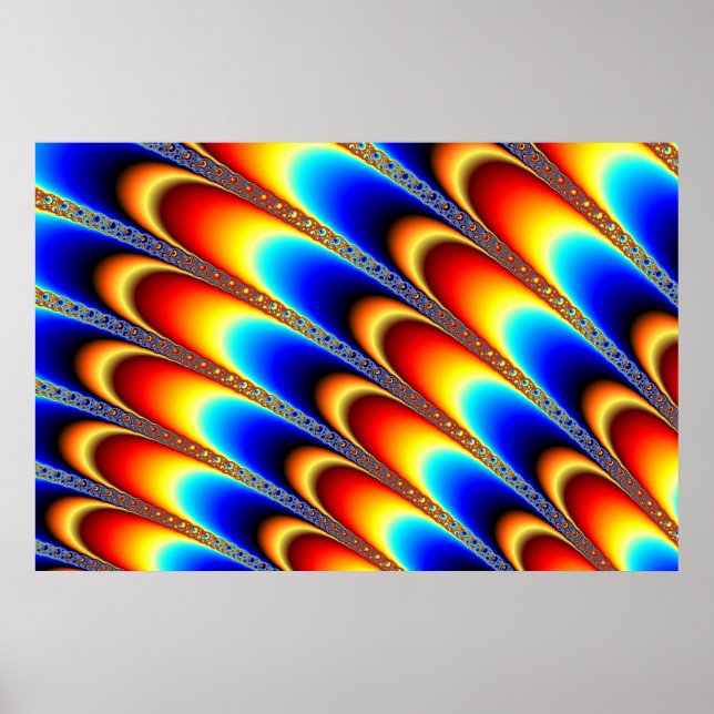 Icing - Fractal Art Poster (Front)