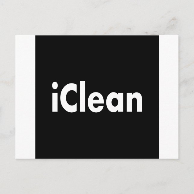 iClean Postcard (Front)