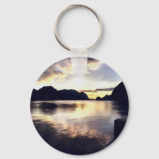 Icmeler Seascape Key Ring (Front)