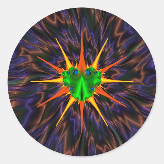Icoaraci Bug Classic Round Sticker (Front)
