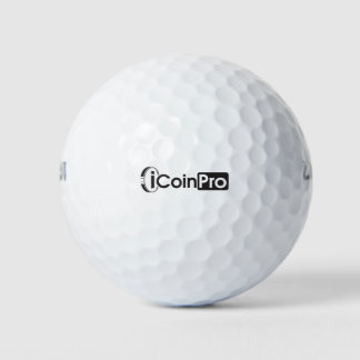 iCoinProLogo Black Golf Balls