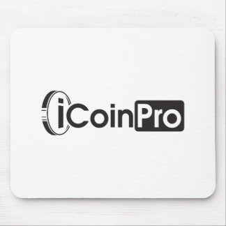 iCoinProLogo Black Mouse Pad
