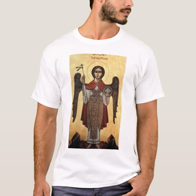 Icon Archangel Michael T-Shirt (Front)