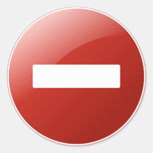 Icon Classic Round Sticker