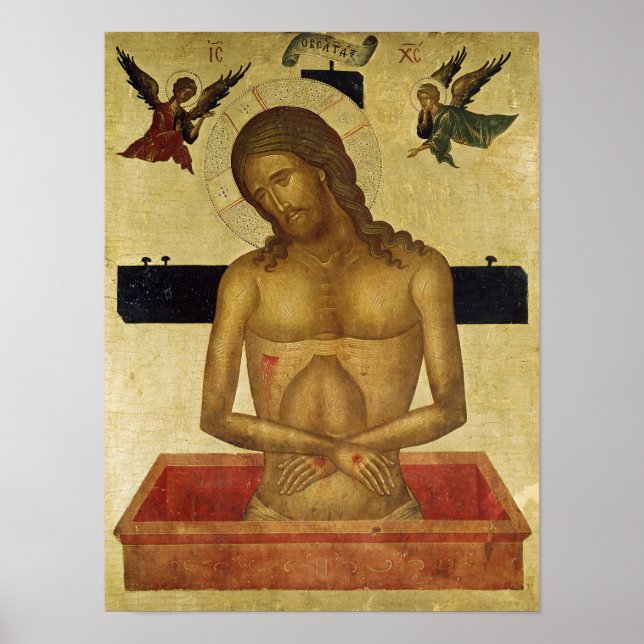 Icon depicting Christ in the tomb Poster (Front)