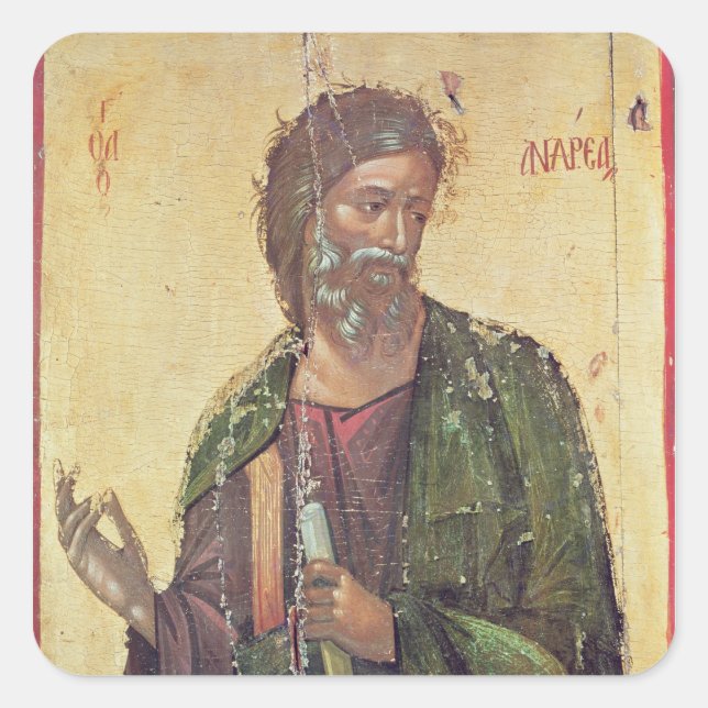 Icon depicting St. Andrew Square Sticker (Front)