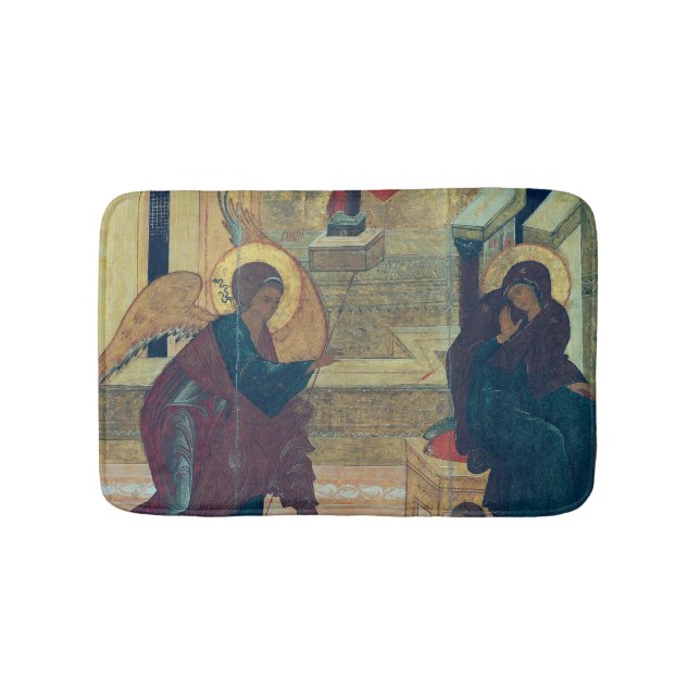 Icon depicting the Annunciation Bath Mat (Front)