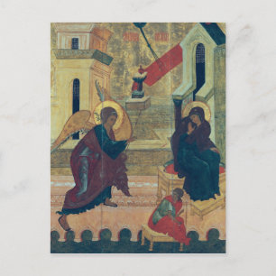 Icon depicting the Annunciation Postcard
