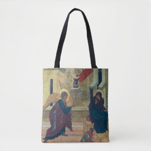 Icon depicting the Annunciation Tote Bag