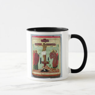Icon depicting the Crucifixion with the Virgin Mug