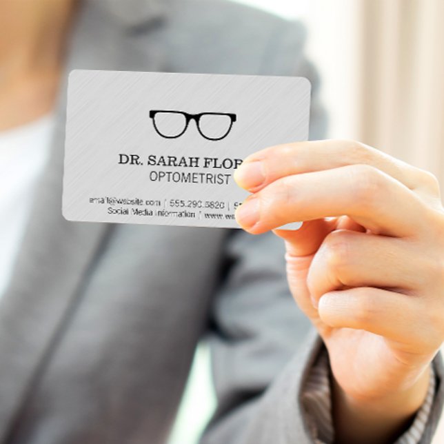 Icon Glasses Prescription | Optometrist Business Card (Creator Uploaded)