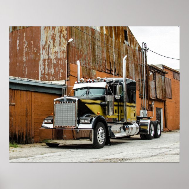Icon Kenworth W900L Fleenor Bros. Poster (Front)