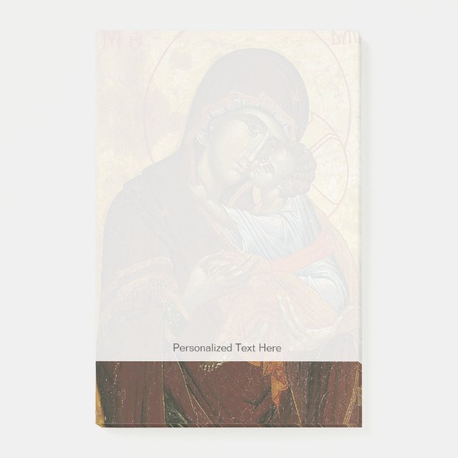 Icon known as the 'Virgin of Tsar Dushan', c.1350 Post-it Notes (Front)