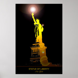 Icon of Freedom: Statue of Liberty Travel Poster