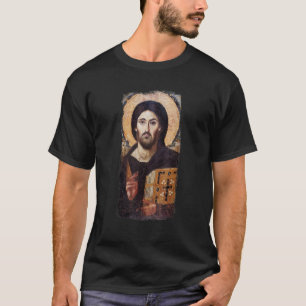 Icon of Jesus Christ Pantocrator Mount Sinai T-Shirt