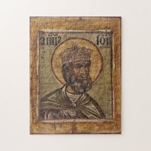 Icon of Job Orthodox Christian Byzantine Jigsaw Puzzle
