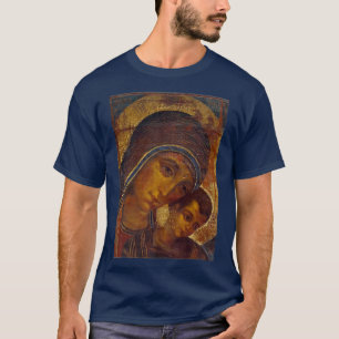 Icon of Mary Our Lady and Jesus from the Neocatech T-Shirt