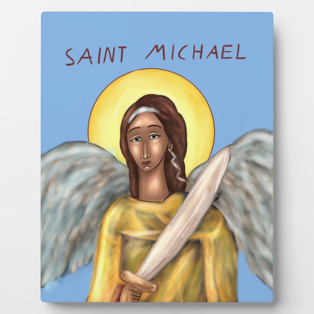 Icon of Saint Michael Plaque (Front)