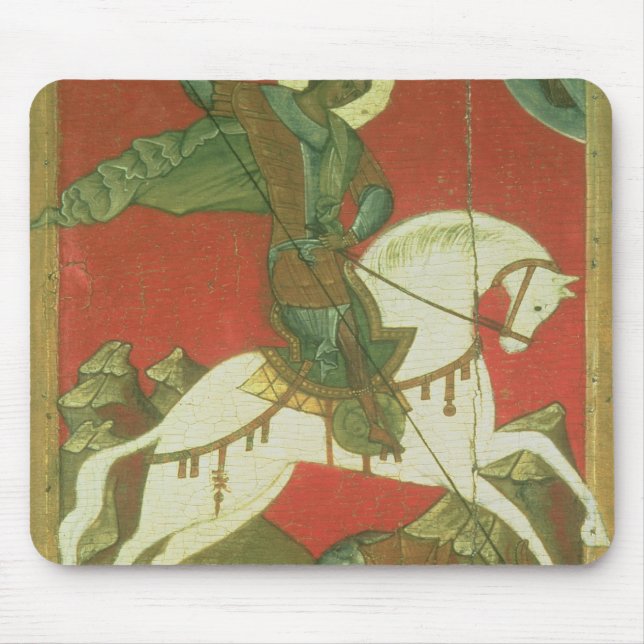 Icon of St. George and the Dragon Mouse Pad (Front)