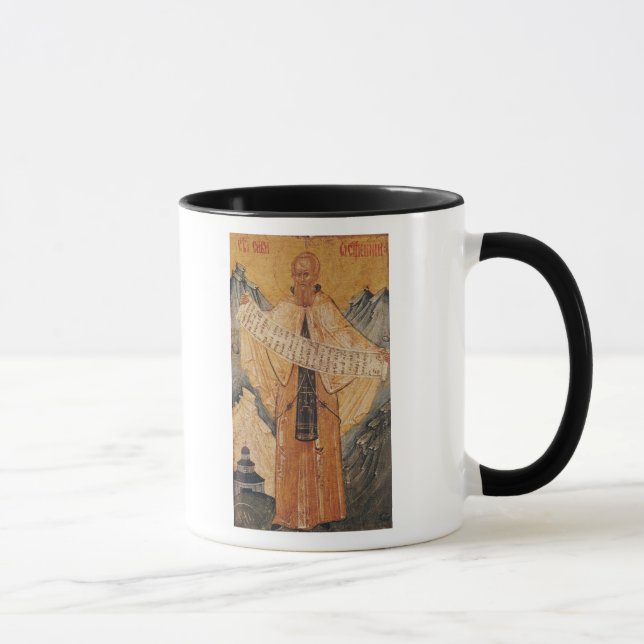 Icon of St. Sabas of Jerusalem, 1572 Mug (Right)