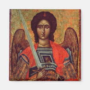 Icon of the Angel Michael, Greek, 18th century Magnet