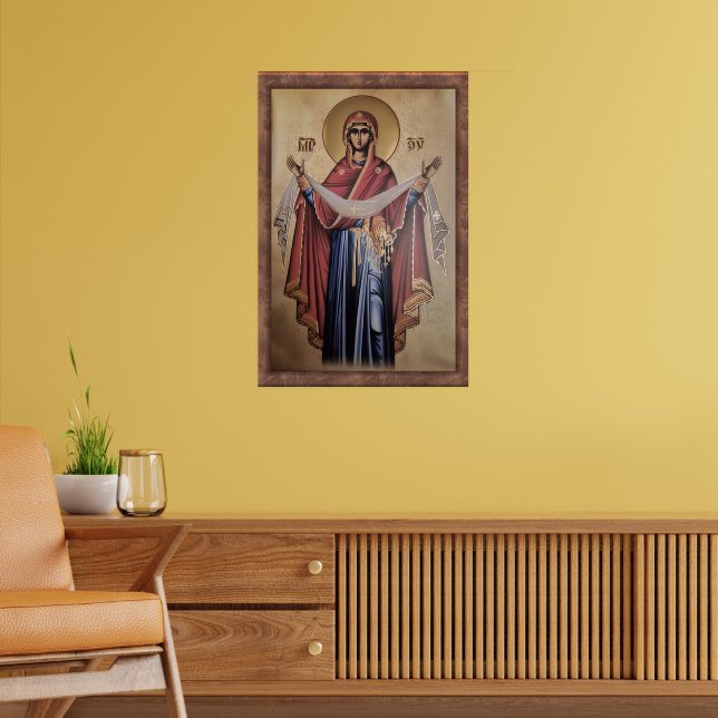 Icon of the Virgin Mary Poster (Living Room 2)