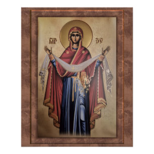 Icon of the Virgin Mary Poster