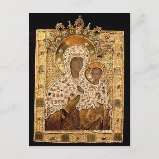 Icon of the Virgin, Smolenskaja monastery Postcard (Front)