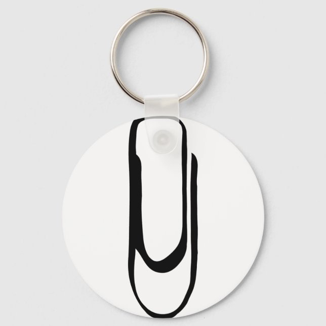icon paper clip key ring (Front)