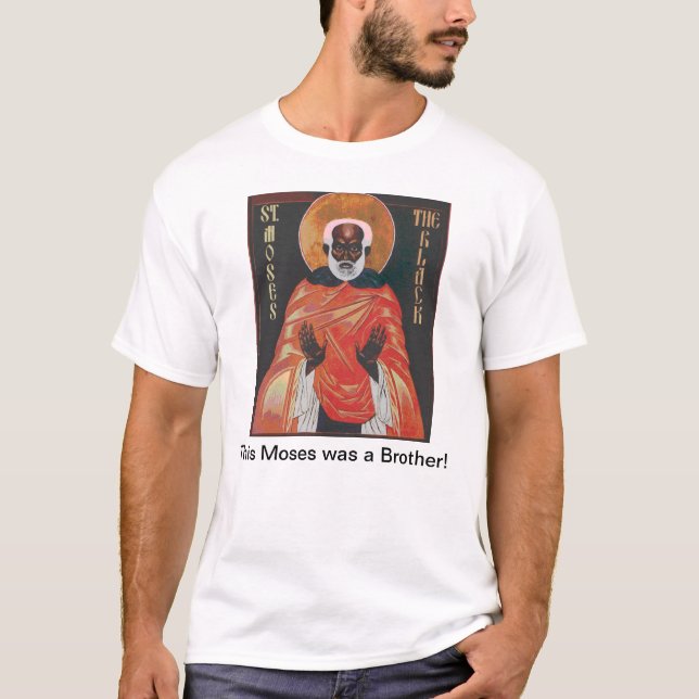 Icon St Moses The Black T-Shirt (Front)