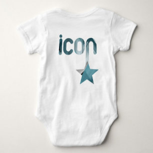 ICON Trend Abstract Blue Ocean Baby Bodysuit
