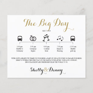 Icon Wedding Itinerary