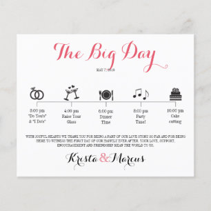 Icon Wedding Itinerary - Destination Wedding