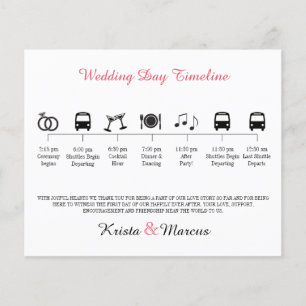 Icon Wedding Timeline Program