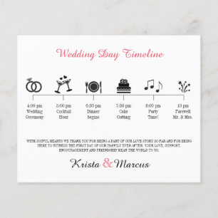 Icon Wedding Timeline Program