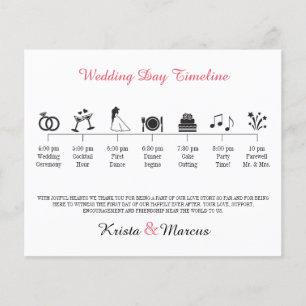 Icon Wedding Timeline Program