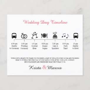 Icon Wedding Timeline Program