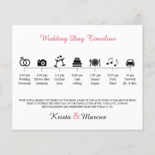 Icon Wedding Timeline Program