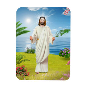 icon with the image of the Jesus of Christ Magnet