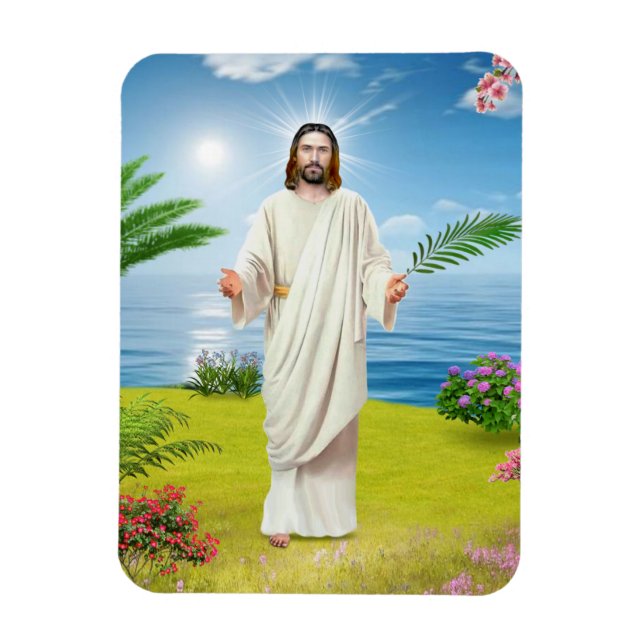 icon with the image of the Jesus of Christ Magnet (Vertical)