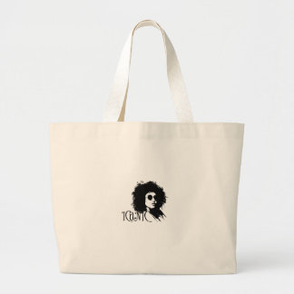 ICONIC Afro Woman Retro Portrait – Bold  Girl Large Tote Bag