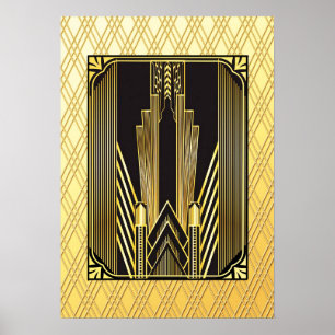 Iconic Art Deco Poster