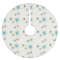 Iconic Atomic Starbursts Christmas Tree Skirt