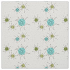 Iconic Atomic Starbursts Combed Cotton Fabric
