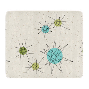 Iconic Atomic Starbursts Cutting Board